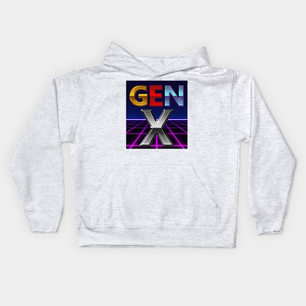 Generation x Kids Hoodie by smkworld